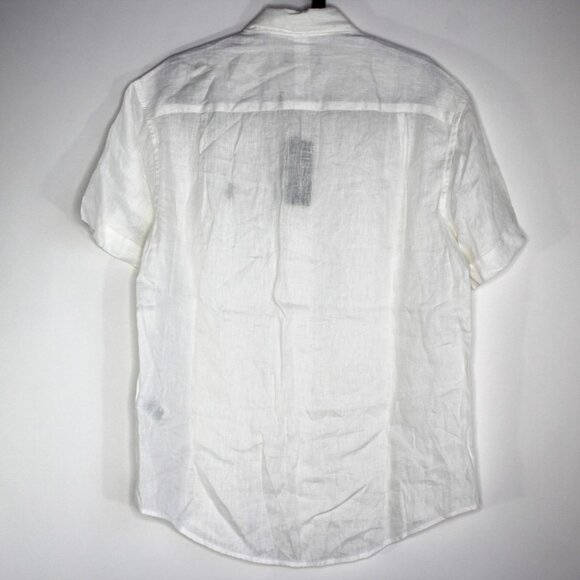 Polo Ralph Lauren Mens XL Linen White Button Up Shirt NEW F1293 - Picture 4 of 4